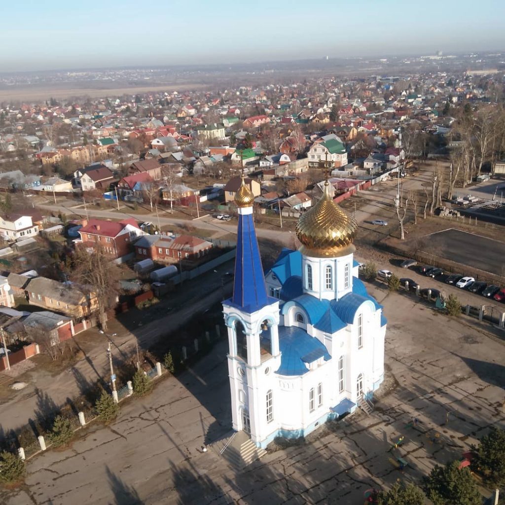 Казанский храм с высоты